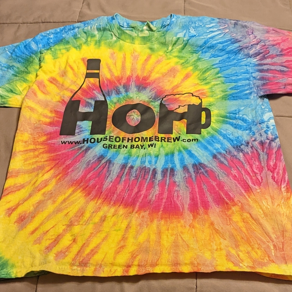 House of Home Brews tie dye shirt BRAND NEW